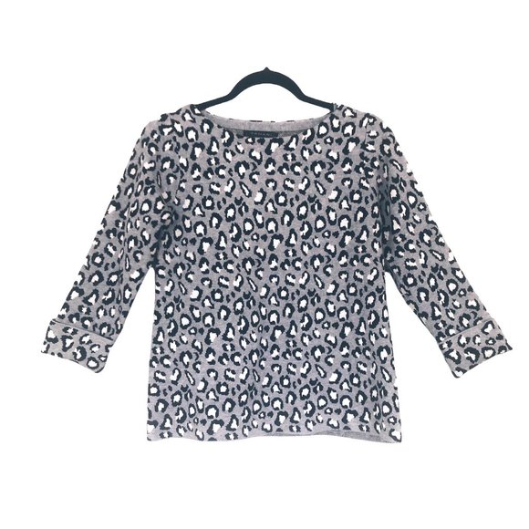 Tahari Sweaters - Tahari Leopard Sweater Animal Print Soft Size XS
